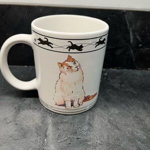 Vintage Houston Harvest Cat Lovers mug